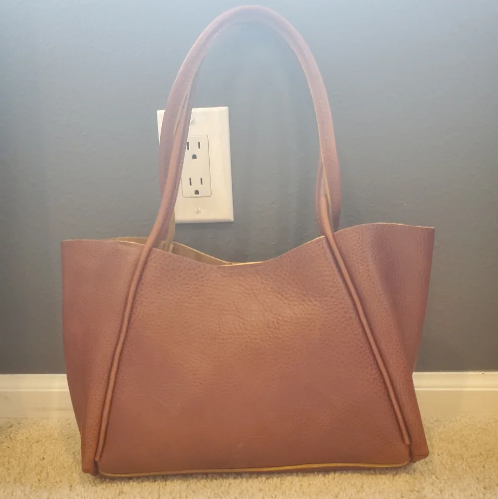 Portland Leather Goods Verona Shoulder Bag In Sienna - Picture 3 of 5